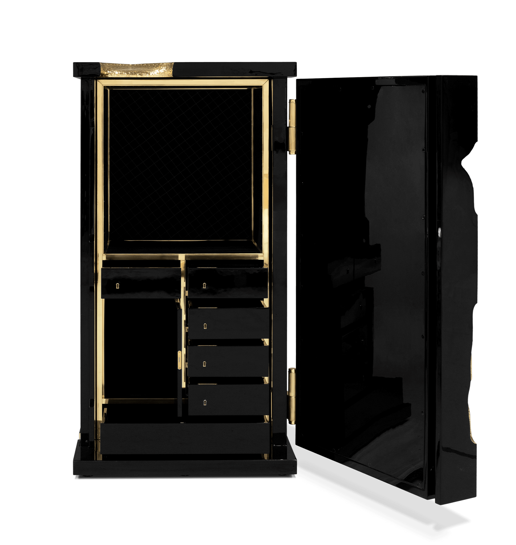 Coffre-Fort Luxe Millionaire Noir & Or
