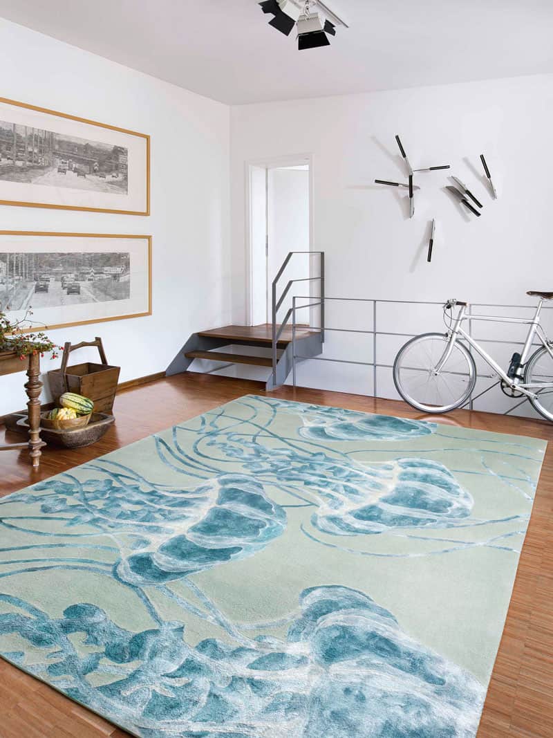 Tapis noué main Méduse | Taille: 274 x 365 cm