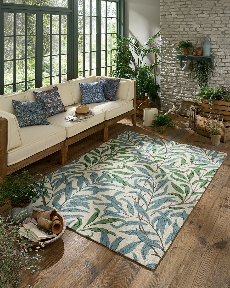 Tapis d’extérieur Willow B. Leafy Arboretum