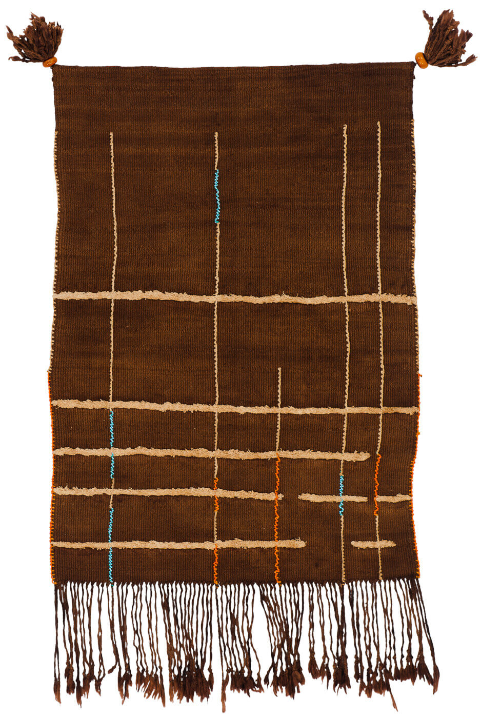 Tapis Cache Sexe Bleu Orange | Taille: 200 x 300 cm