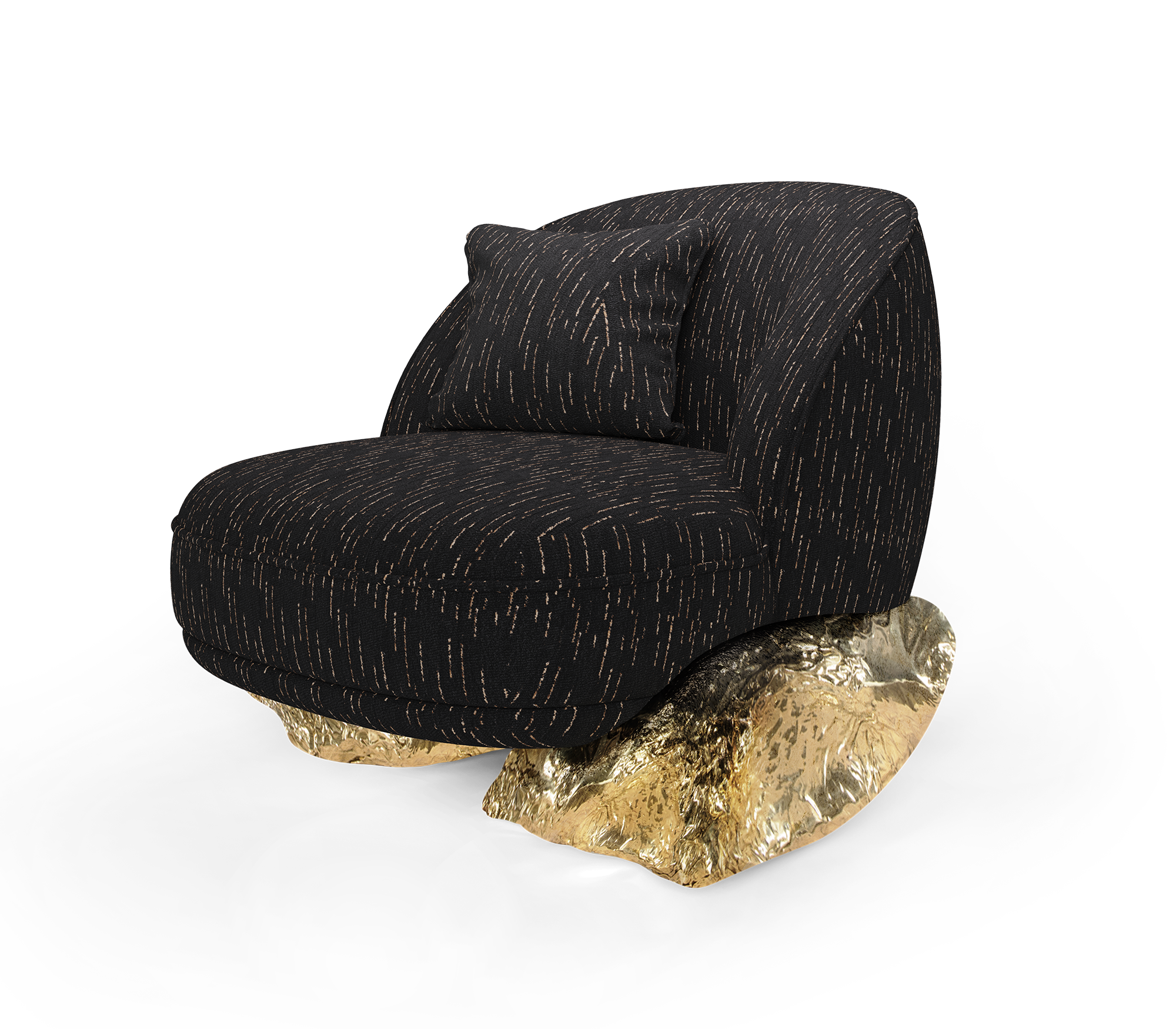 Fauteuil Angora II Noir