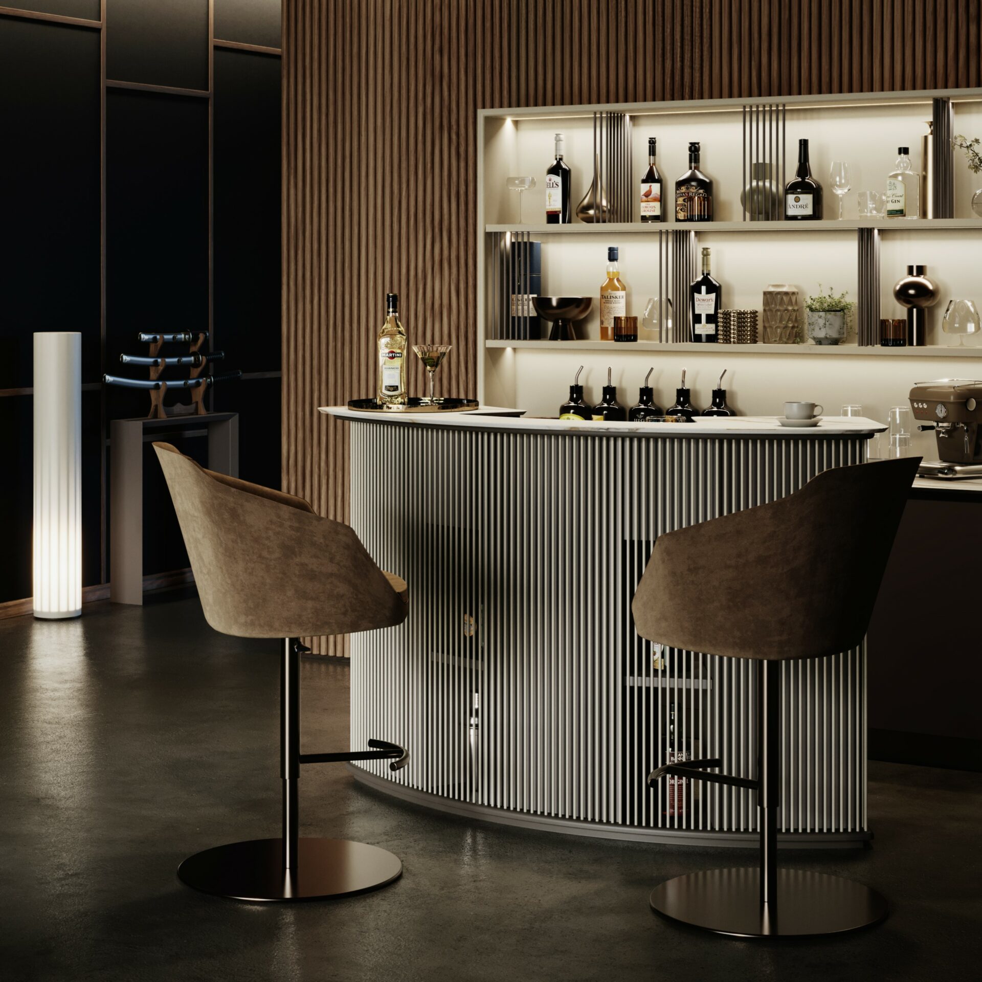 Tabouret Pivotant Edgar - 1