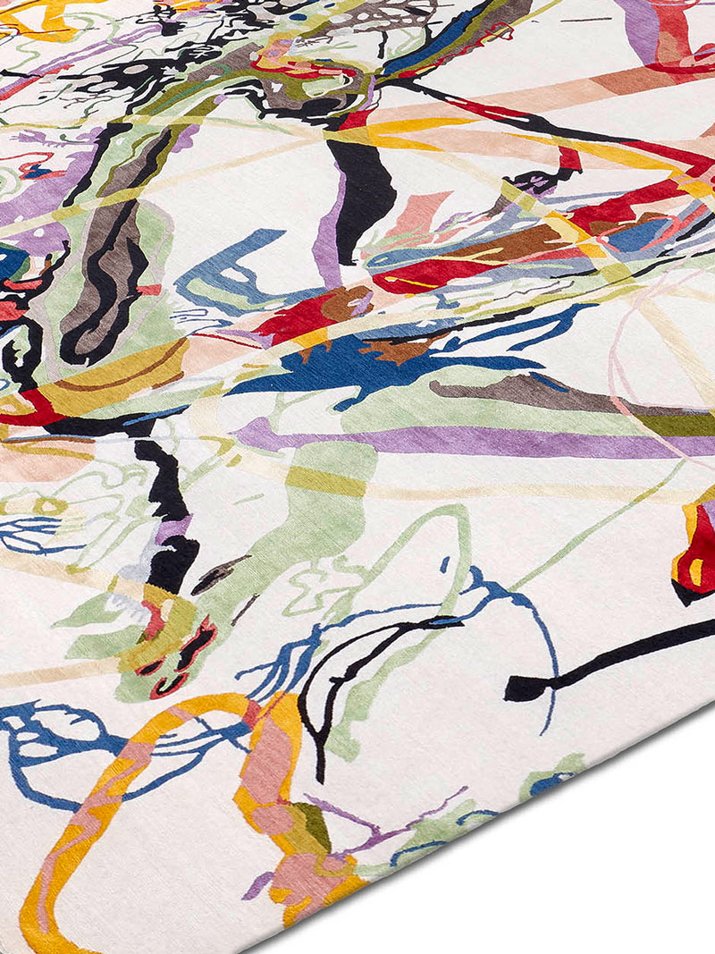 Tapis noué main de luxe Dragonman