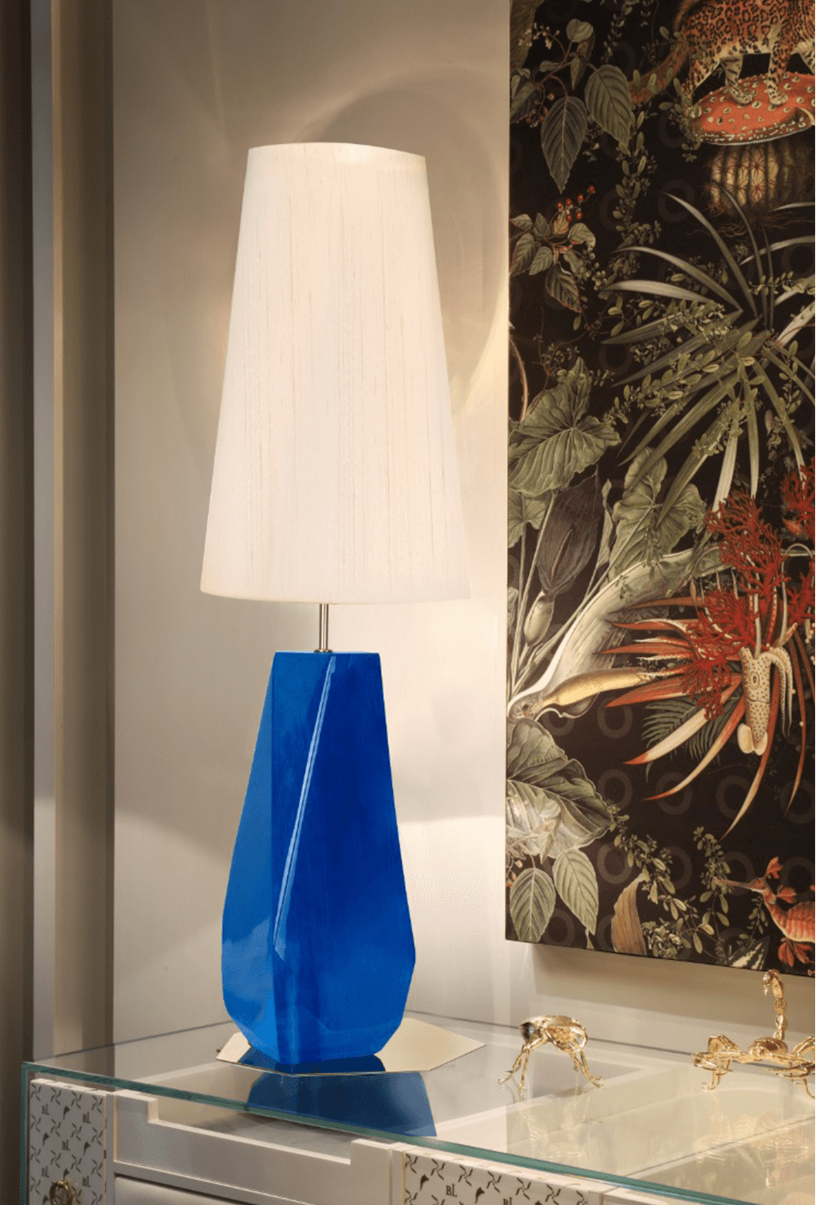 Lampe de Table Bleue Essence