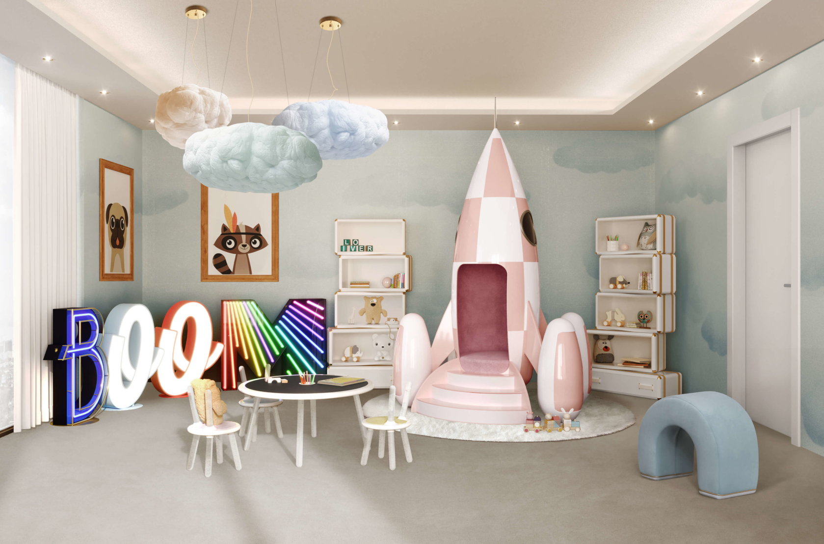 Lettre Lumineuse Magical M
