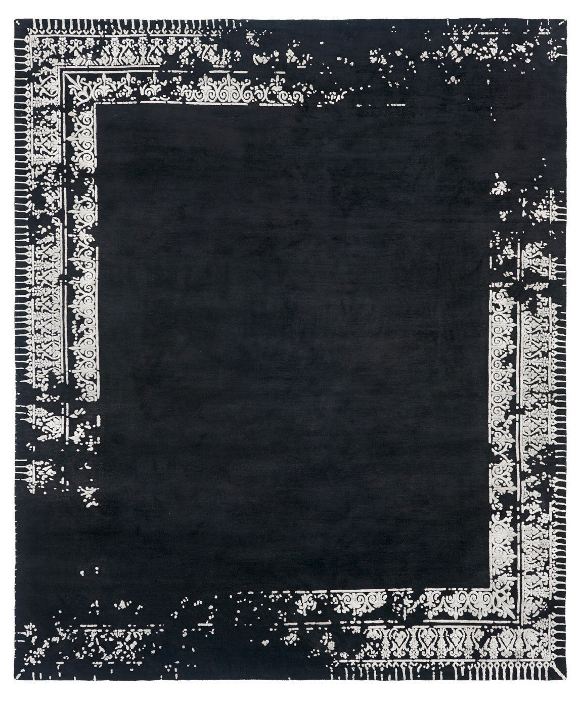 Tapis Ferrara Bordure Spéciale Noir