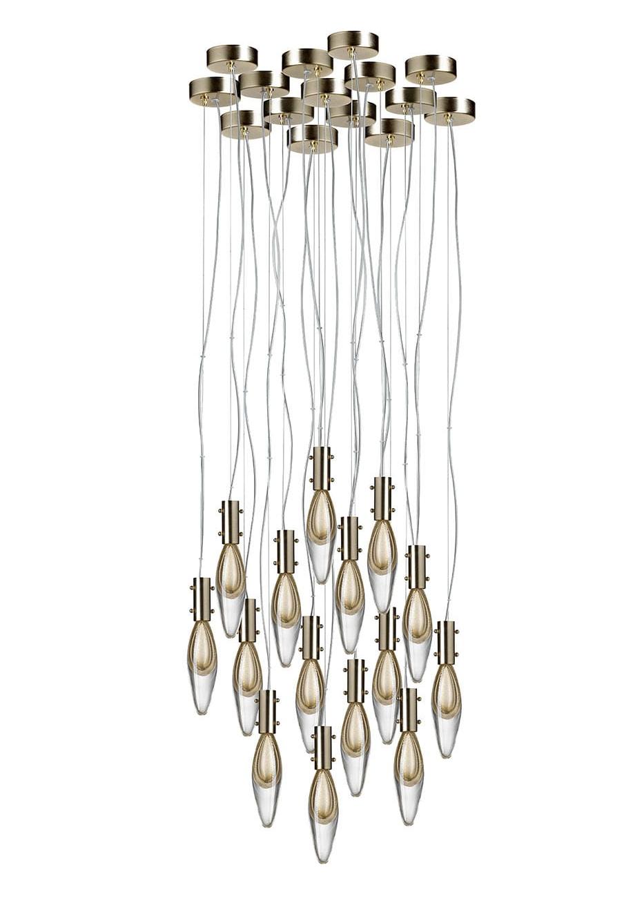 Suspension Murano Gouttes 15 Lumières