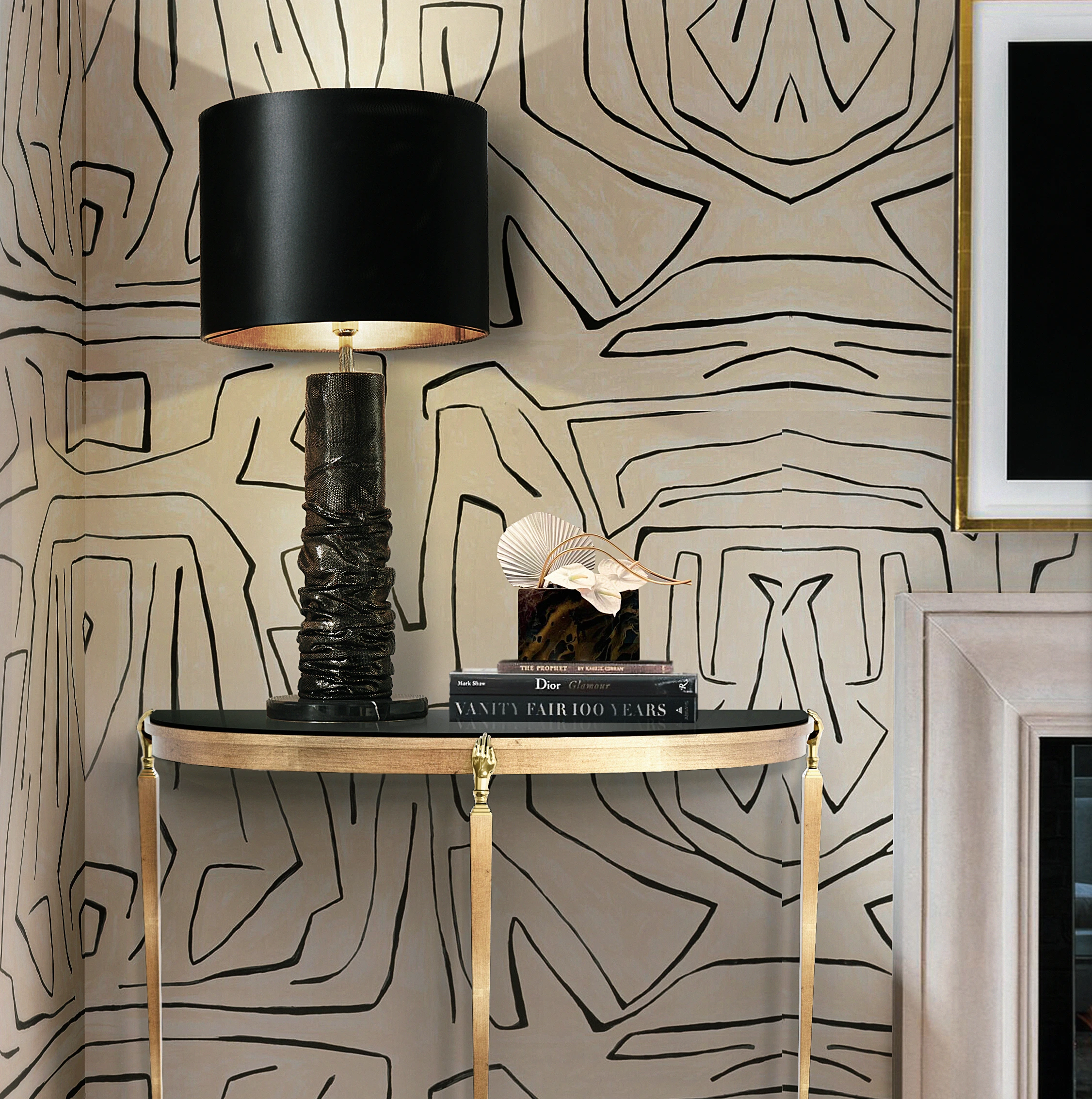 Console Gisele Demi-Lune