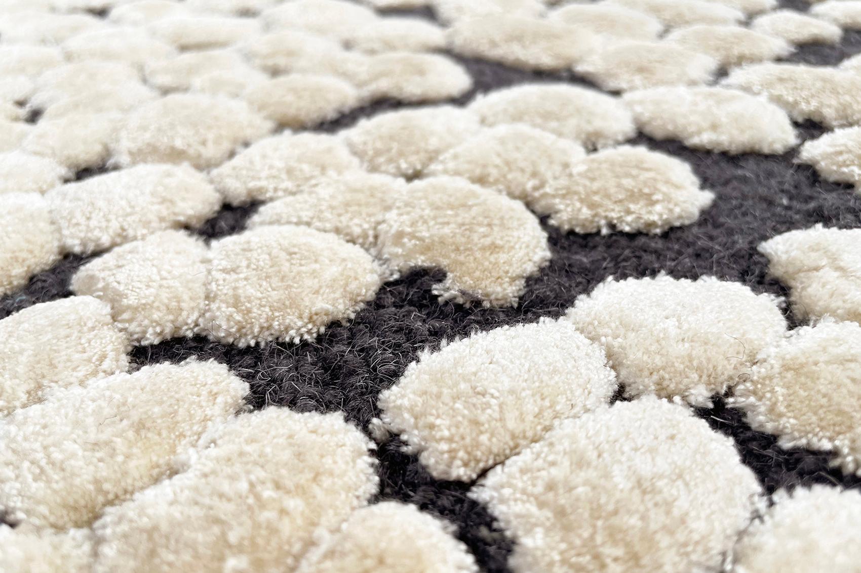 Tapis Pad lin noir