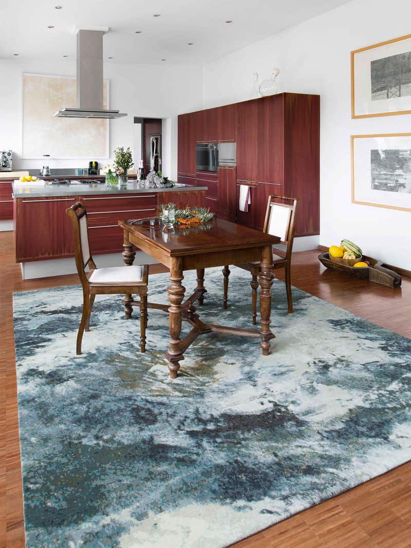Tapis tissé main Vagues