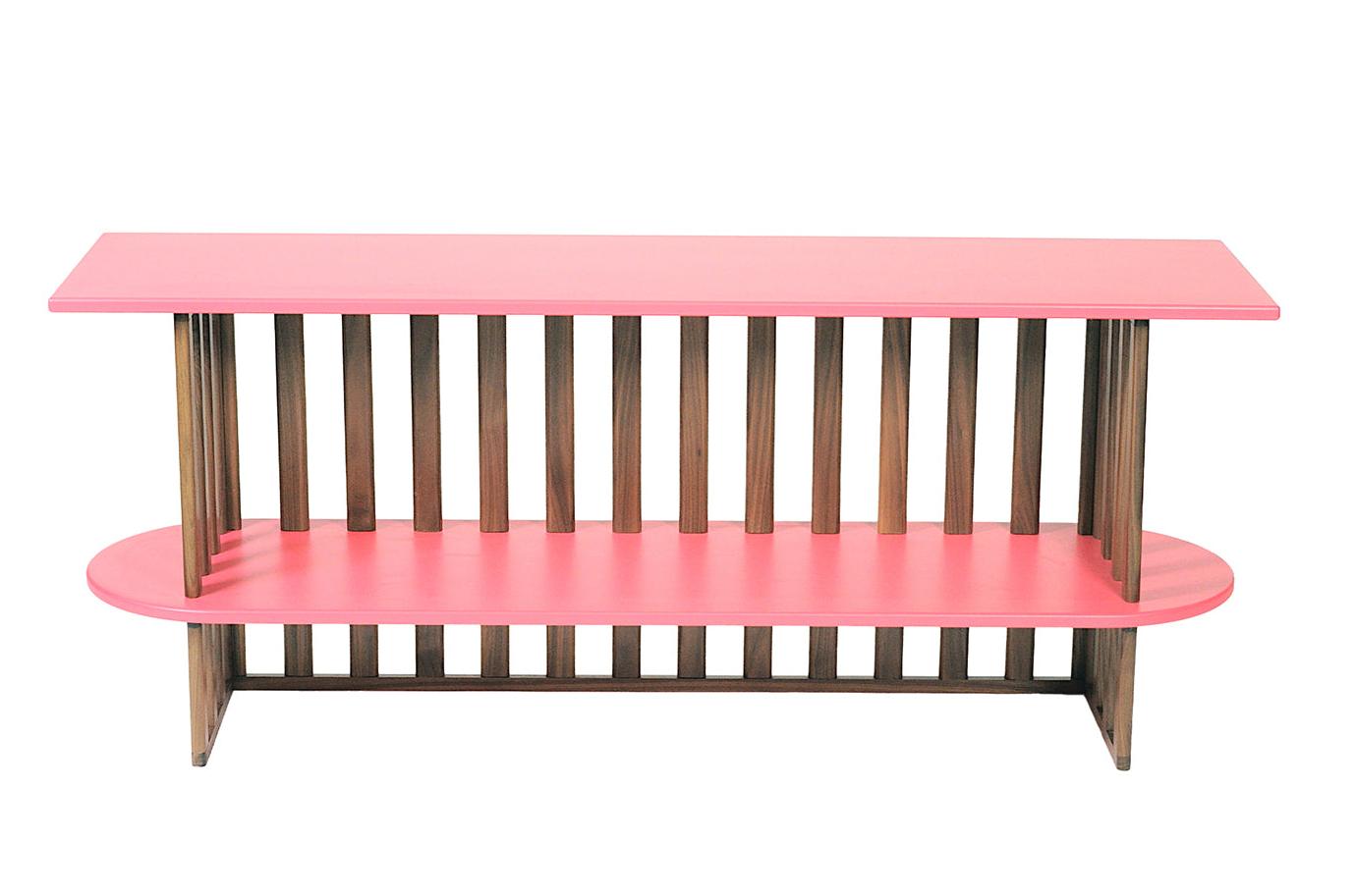 Console Rose à Deux Niveaux
