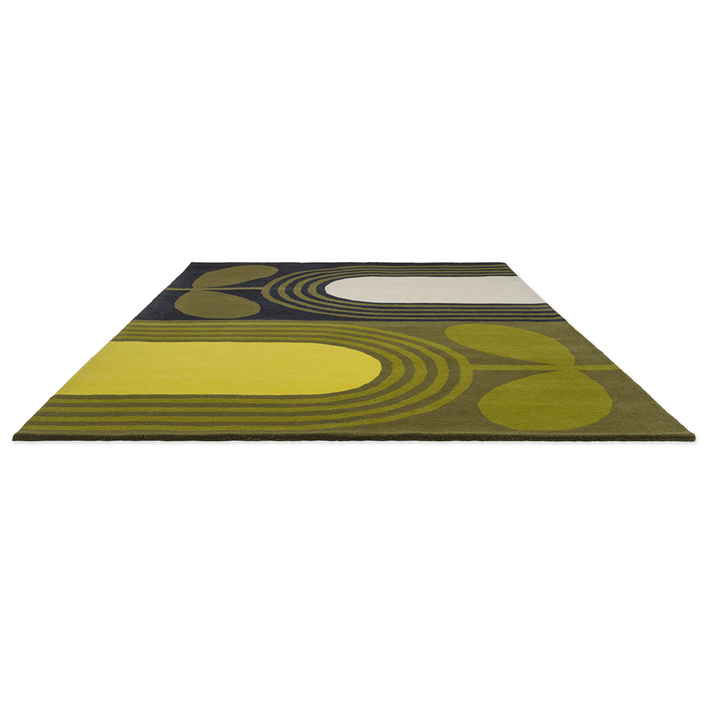 Tapis design en laine Striped Tulip Seagrass 160307 | Taille: 200 x 280 cm
