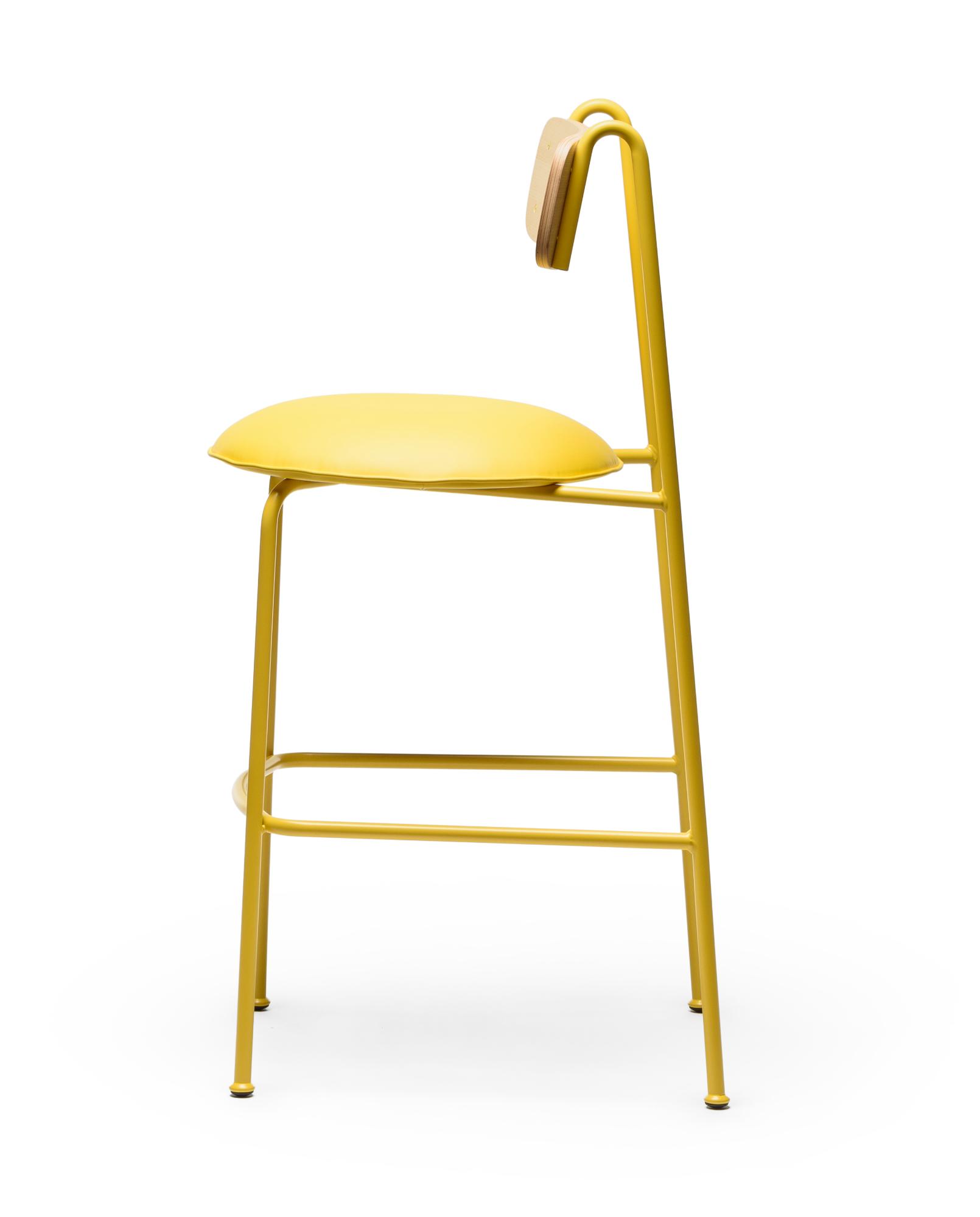 Chaise de Bar Lena SG-75 Frêne Jaune