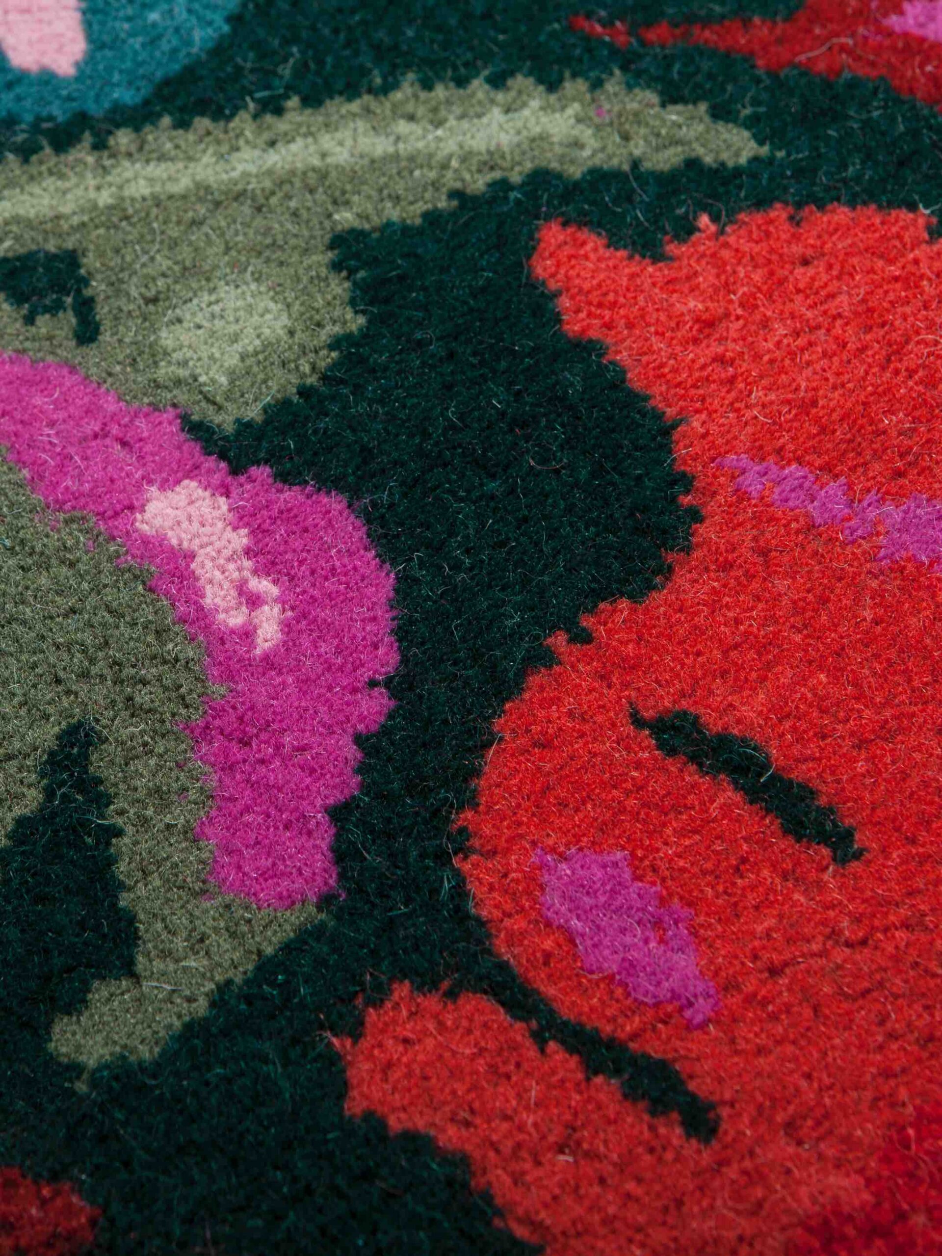 Tapis Flamant Rose