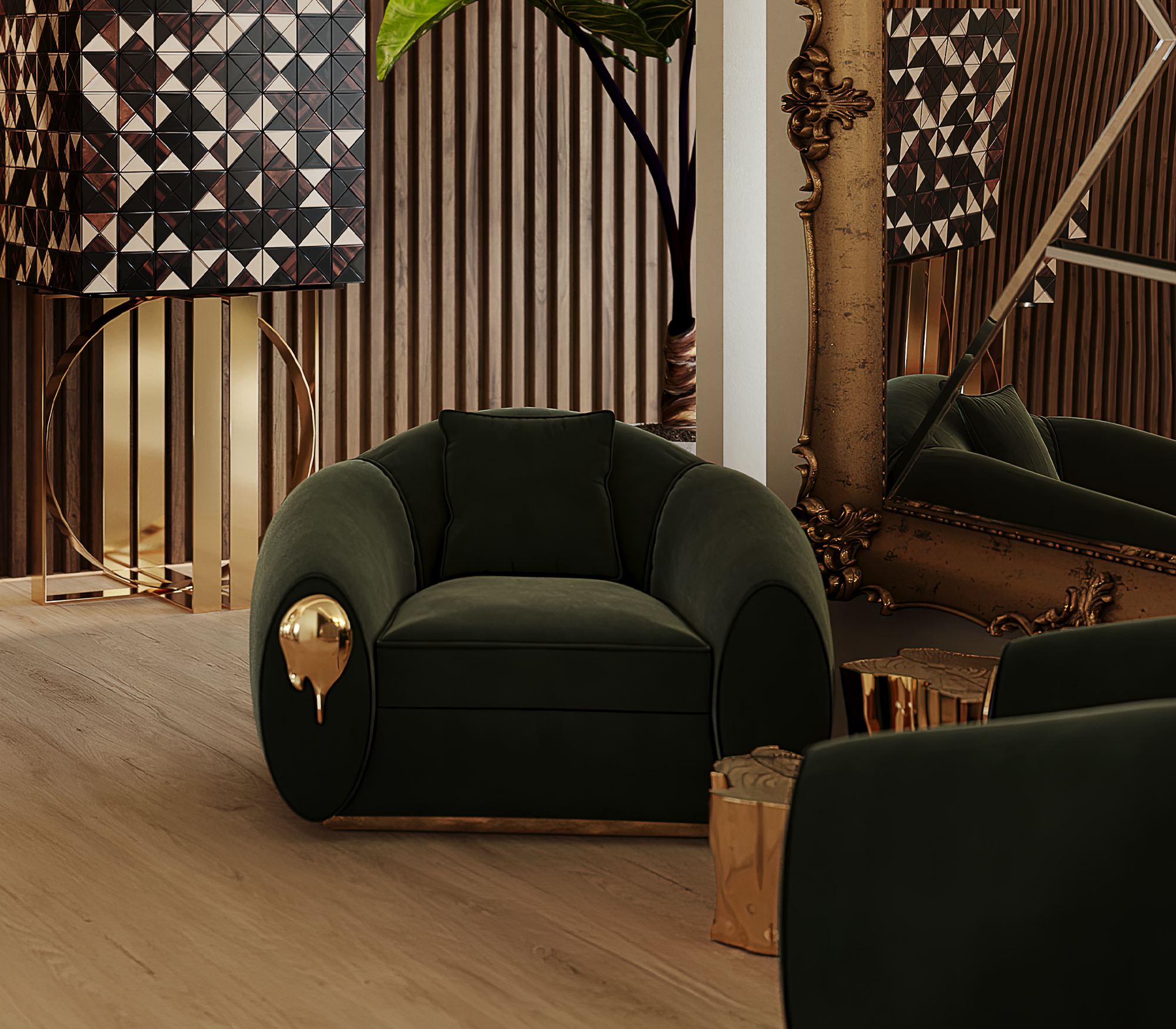 Fauteuil Soleil Vert