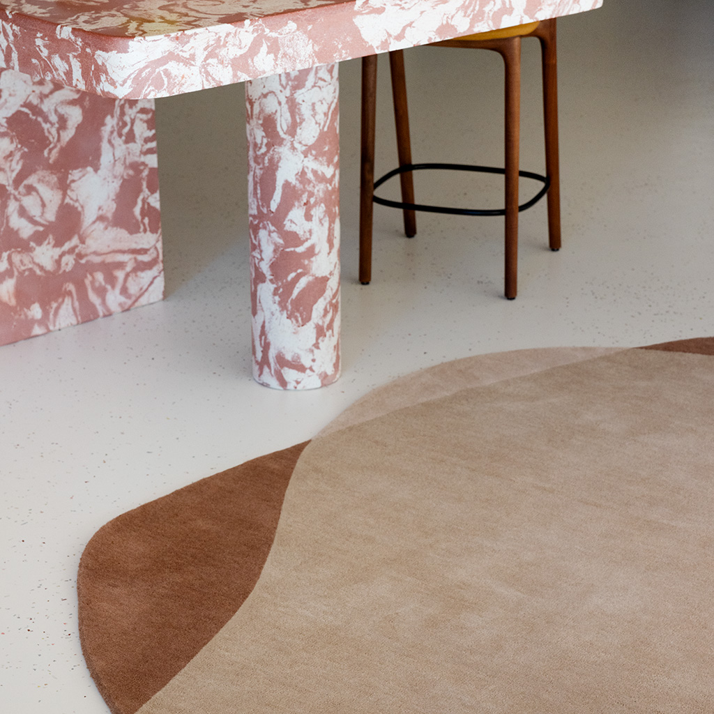 Tapis Élément Moore Caramel | Taille: 160 x 175 cm