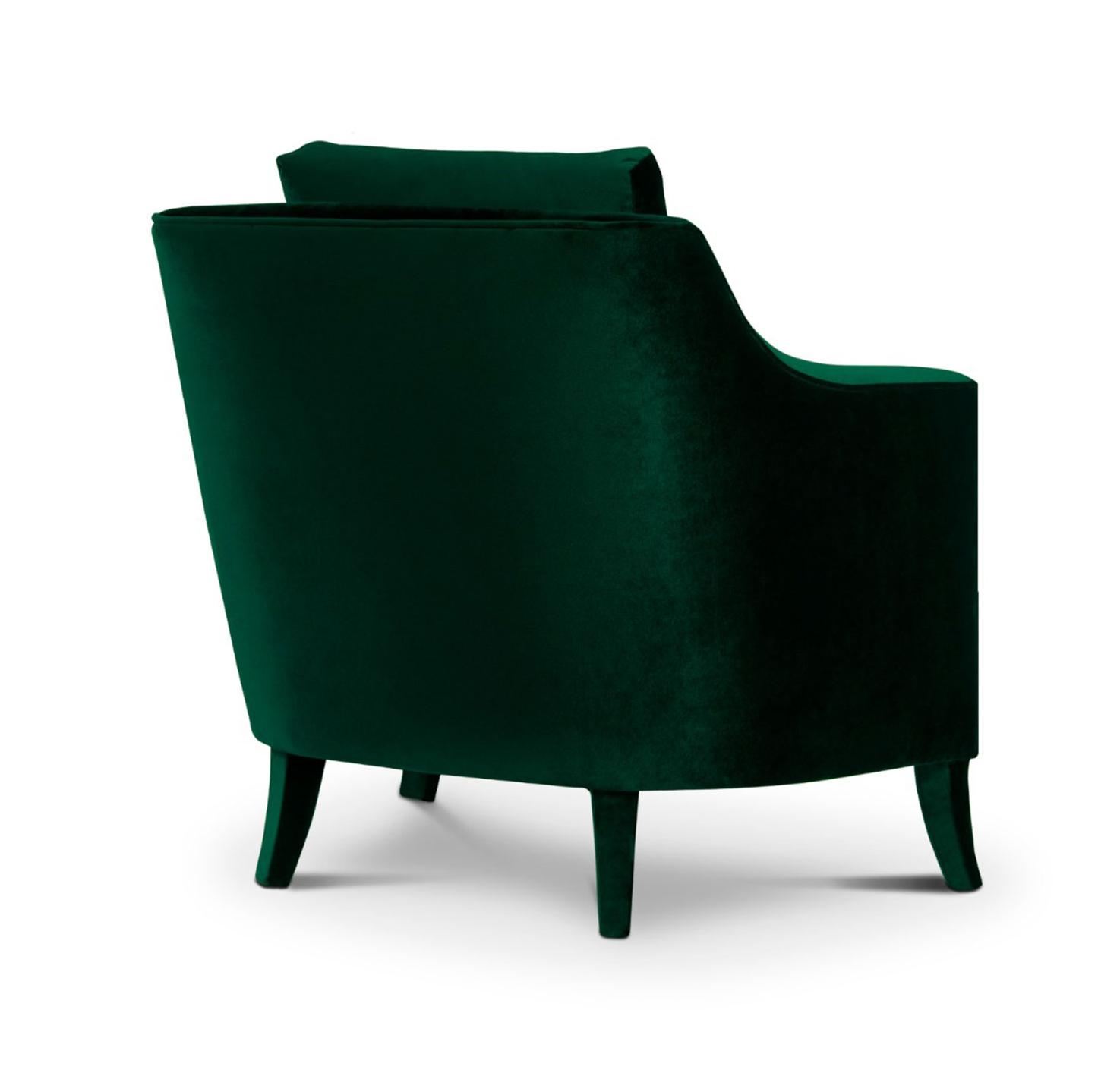 Fauteuil en Velours Moelleux