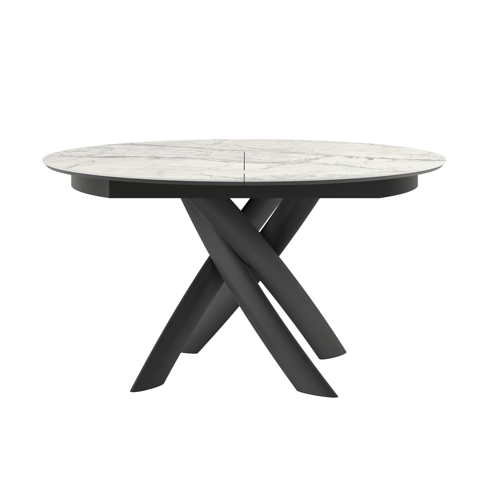 Table Style ronde extensible