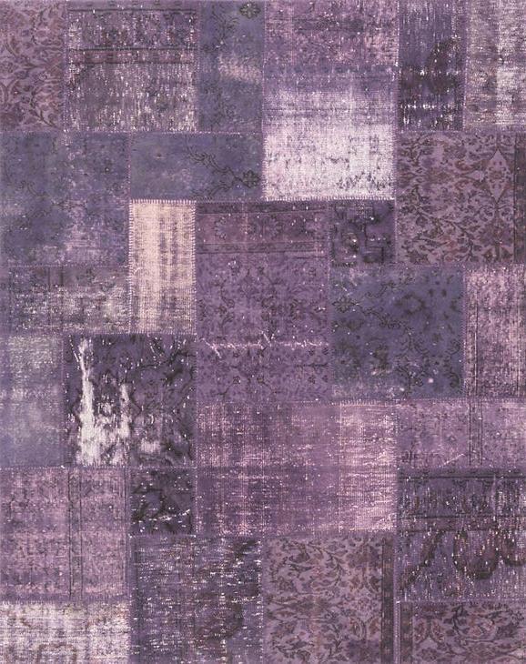 Tapis Patchwork Lilas