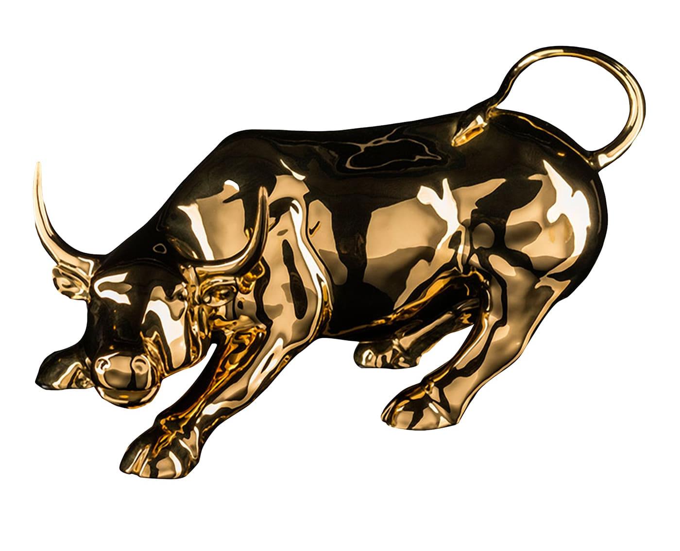 Sculpture Wall Street Bull