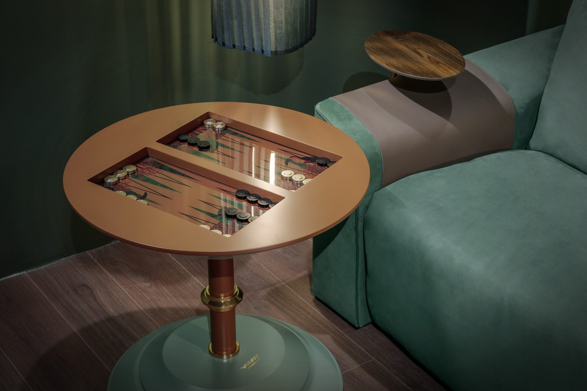 Table Basse Backgammon & Échecs Goemon
