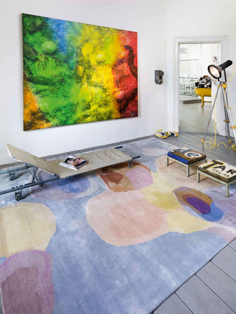 Tapis fait main de luxe Pastel | Taille: 140 x 210 cm