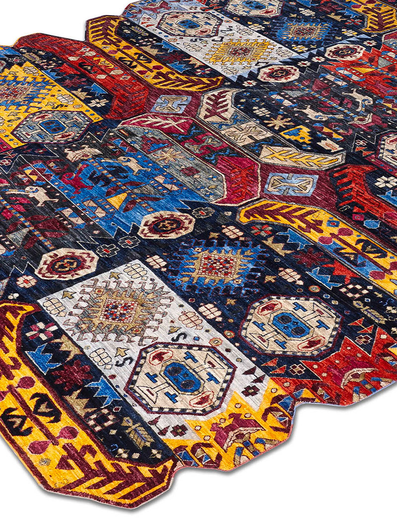 Tapis fait main de luxe Multiforme