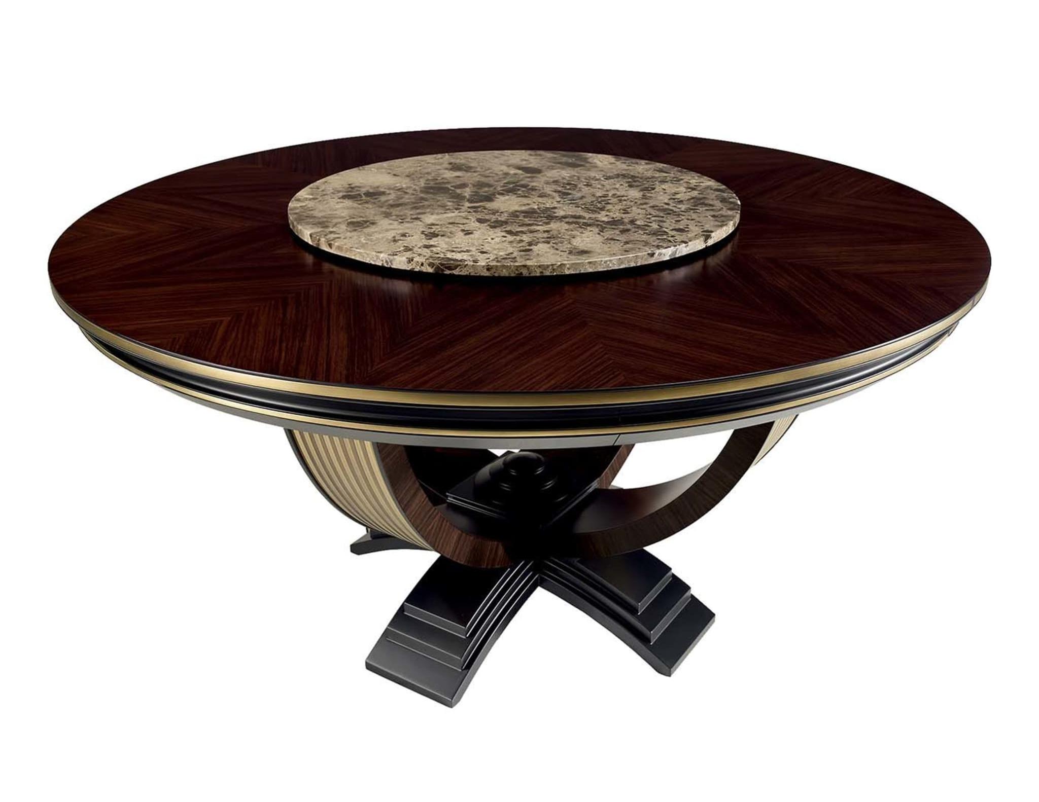 Table À Manger Ronde | Configuration: Avec plateau tournant