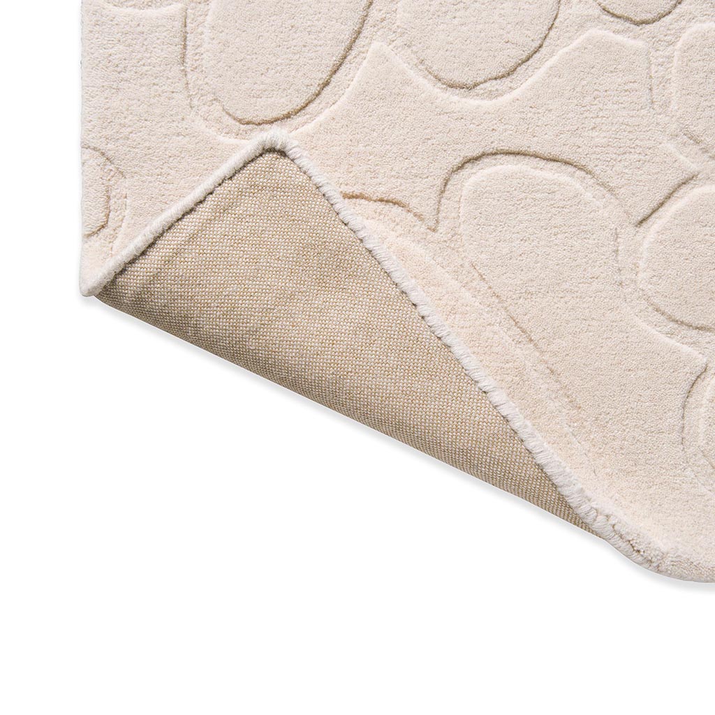 Tapis Pétales Coleby Crème Ivoire