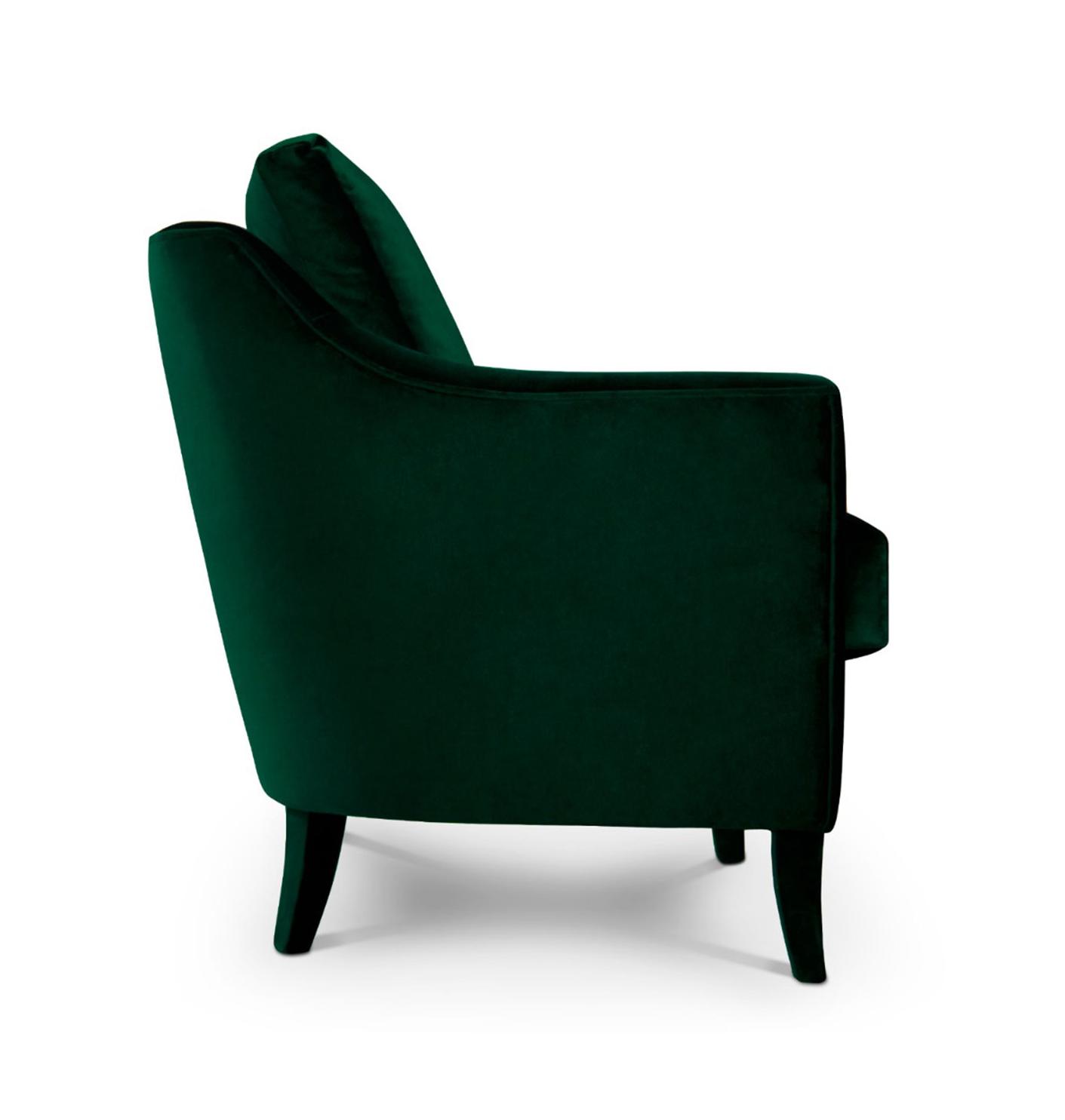 Fauteuil en Velours Moelleux