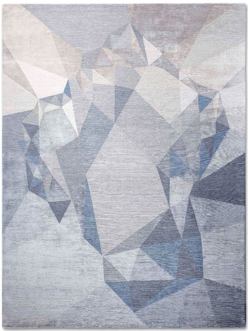 Tapis noué main Cœur Luxe
