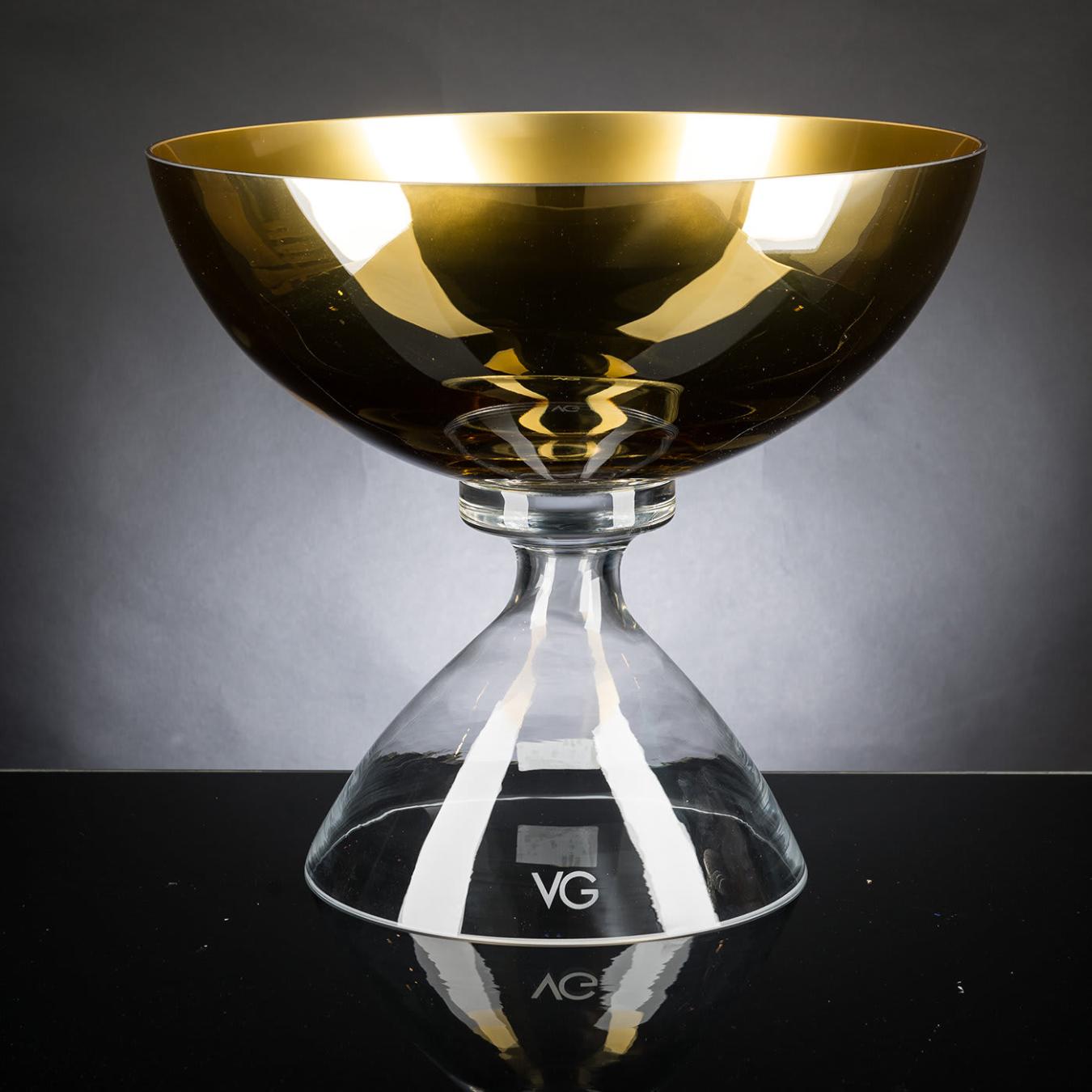 Vase doré Alice