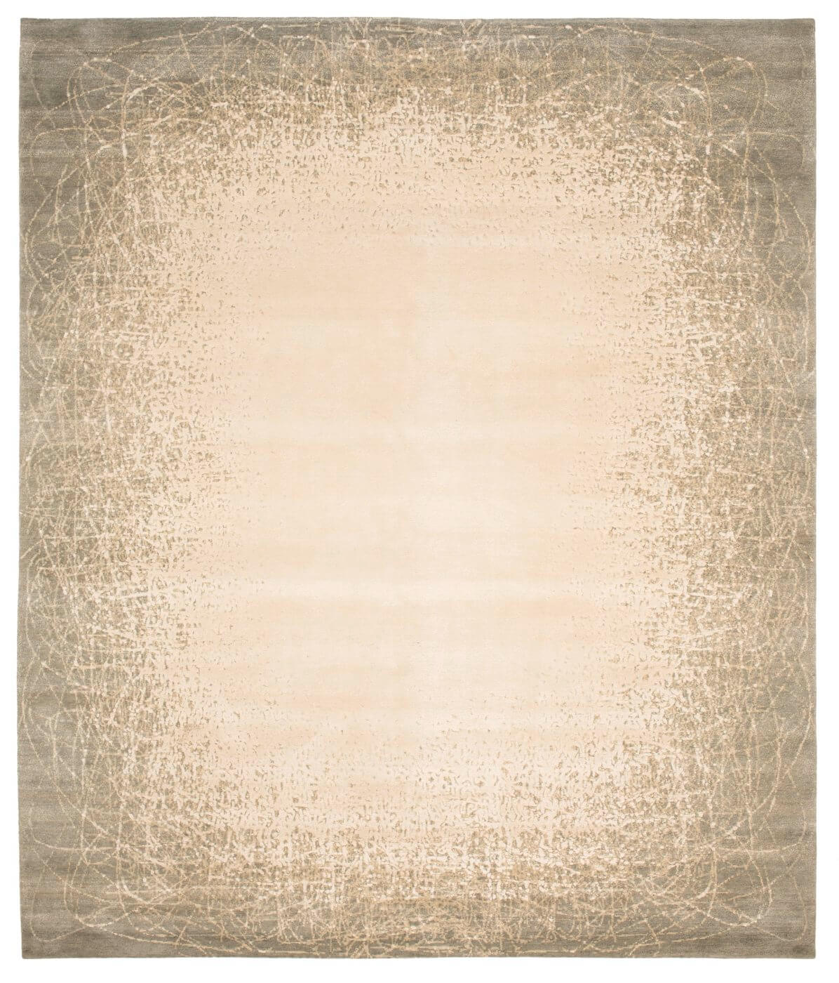 Tapis Ballpoint Art 6 Blanc Gris