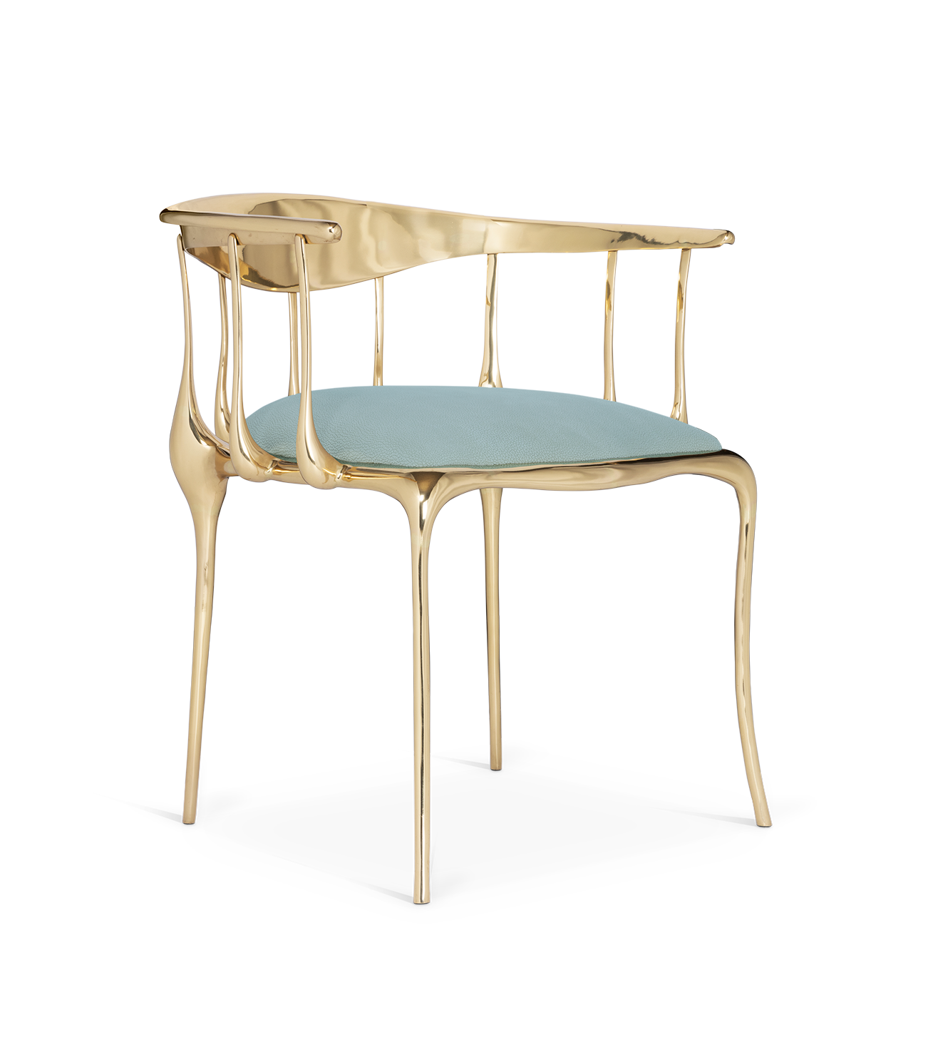 Chaise Luxe Bleu Clair