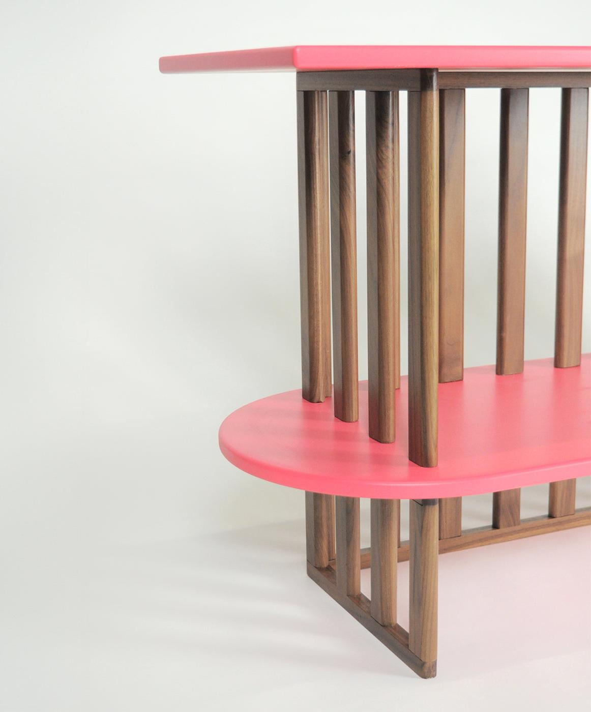 Console Rose à Deux Niveaux