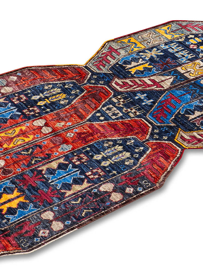 Tapis fait main de luxe Multiforme | Taille: 86 x 327 cm