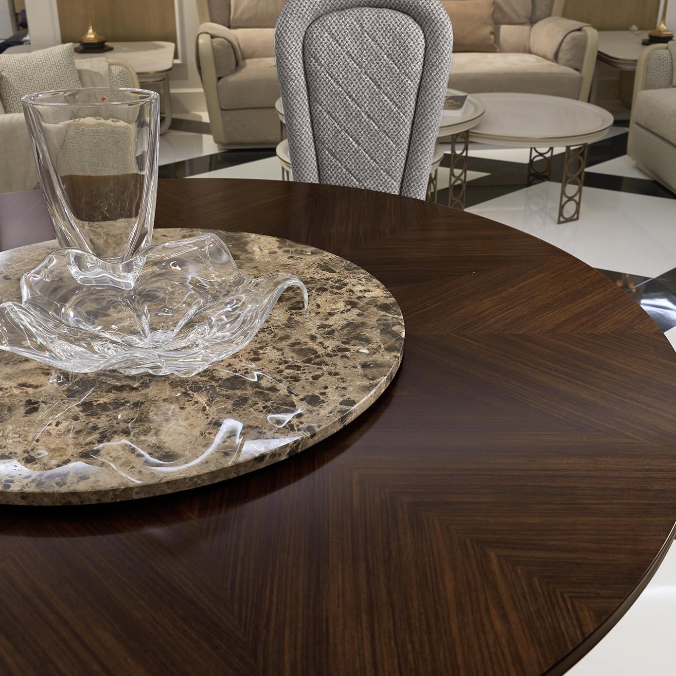 Table À Manger Ronde | Configuration: Avec plateau tournant