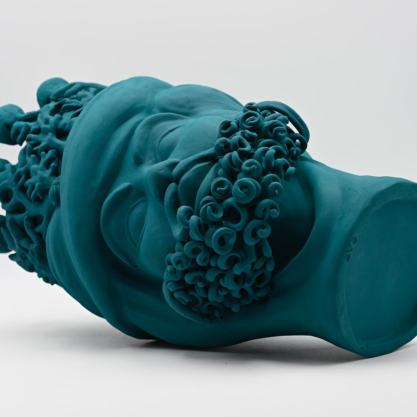 Sculpture Unique Tête De Maure