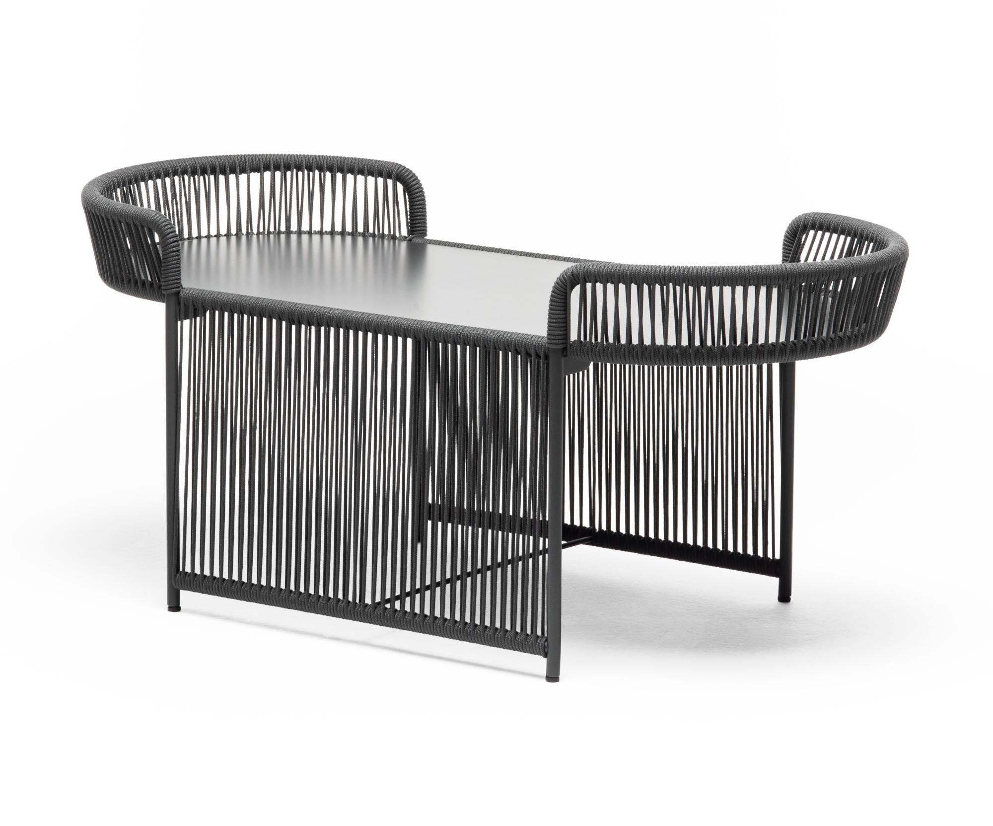Table Basse de Jardin Ovale Anthracite Altana OV