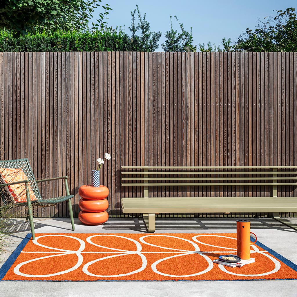 Tapis Tige Linéaire Orange Extérieur