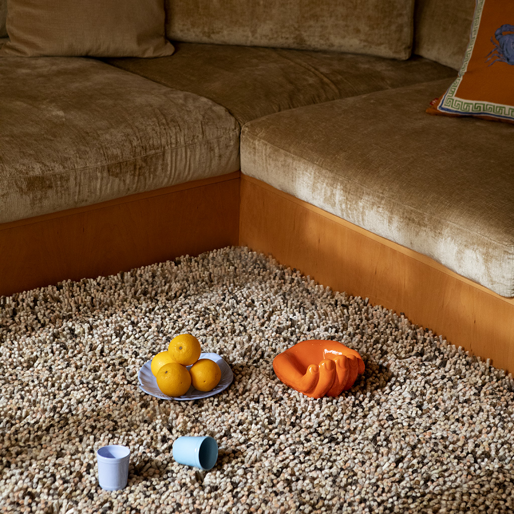 Tapis shaggy Dots 170531