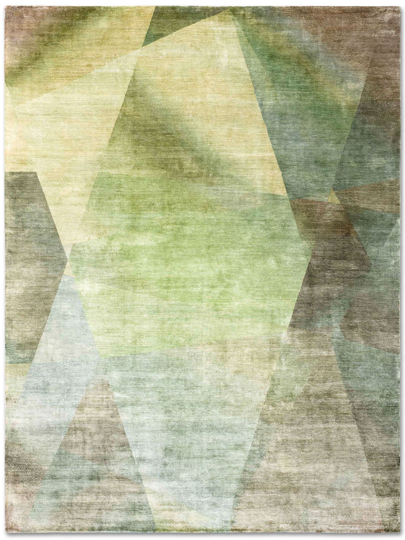 Tapis noué main de luxe Crystal