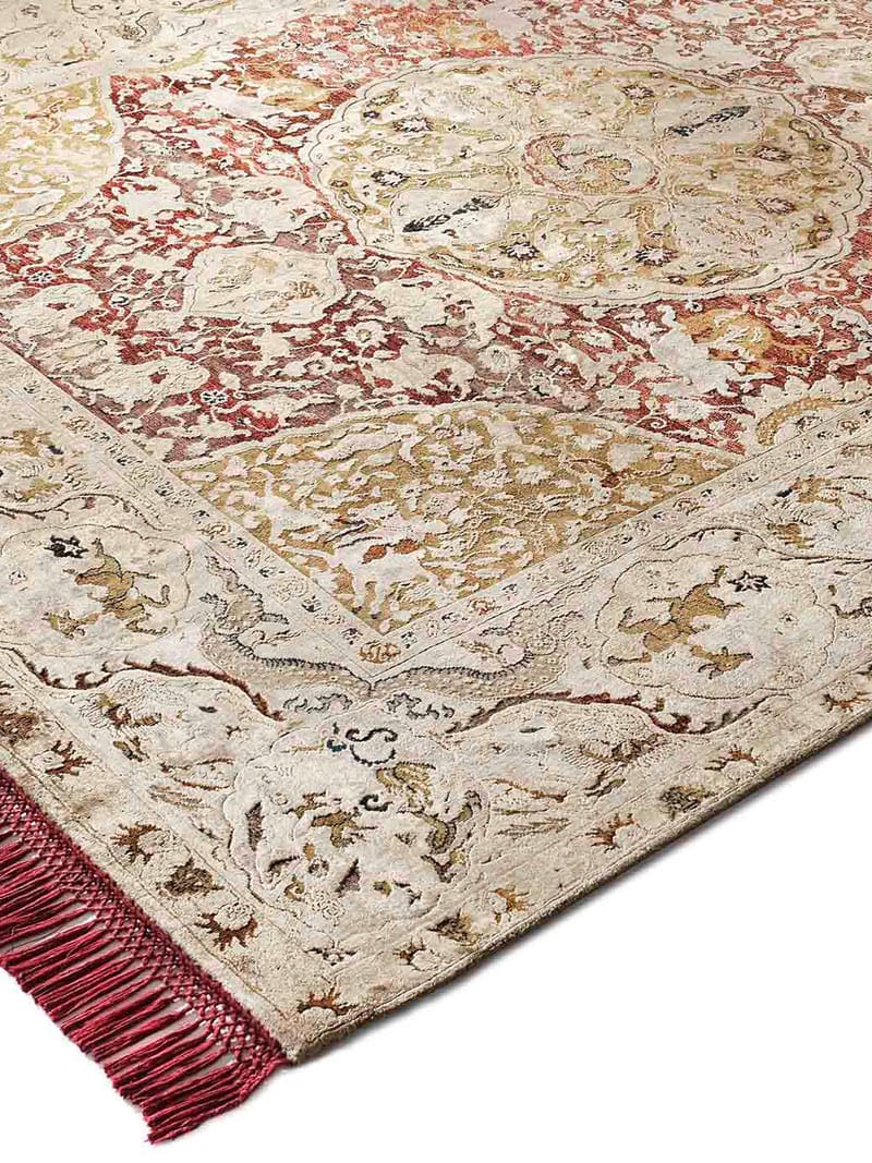 Tapis noué main de luxe Or