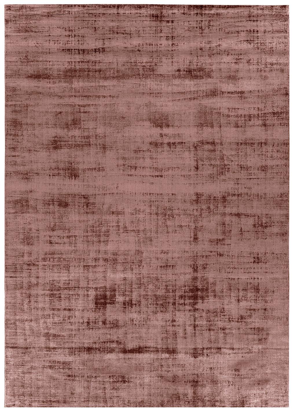 Tapis en Soie de Banane Terracotta