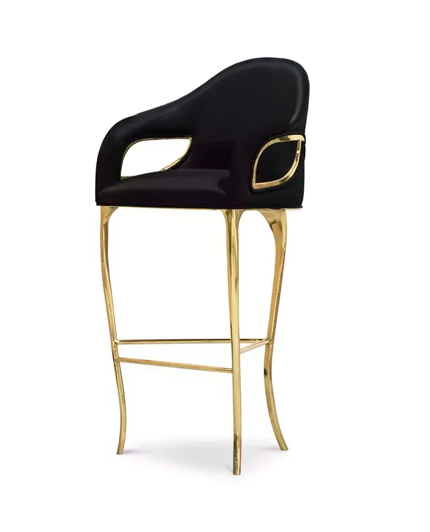 Tabouret de Bar Dossier Haut Chandra Tabouret de Bar Dossier Haut Chandra