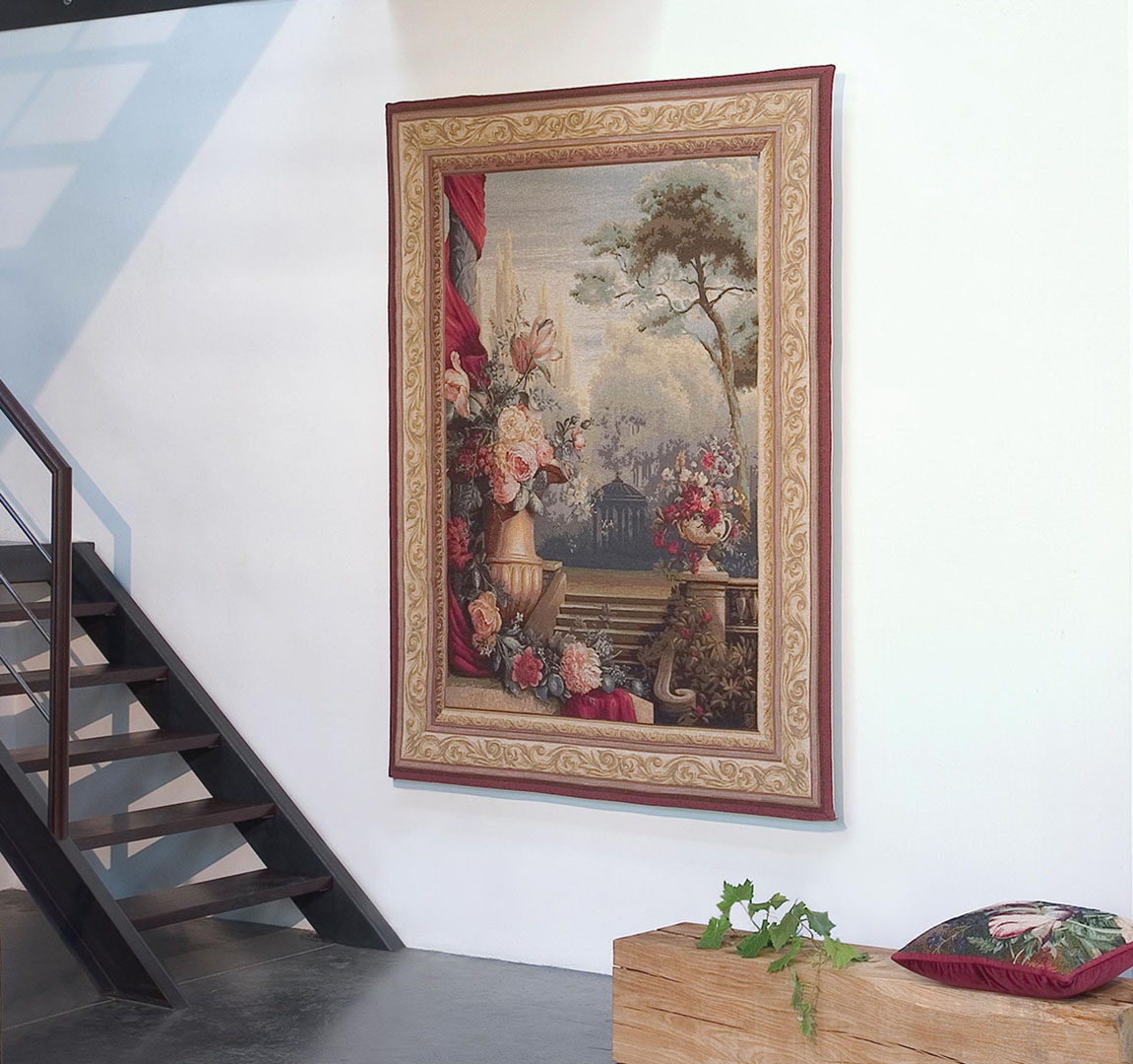 Tapisserie Bouquet et Jardin | Taille: 110 × 150 cm