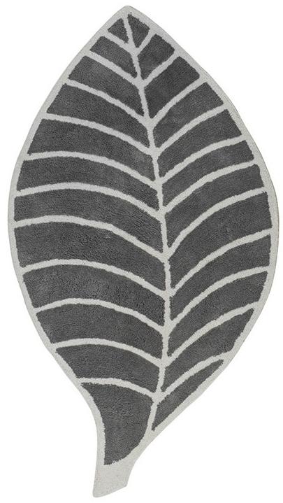 Tapis Leaf Grey/Ivory