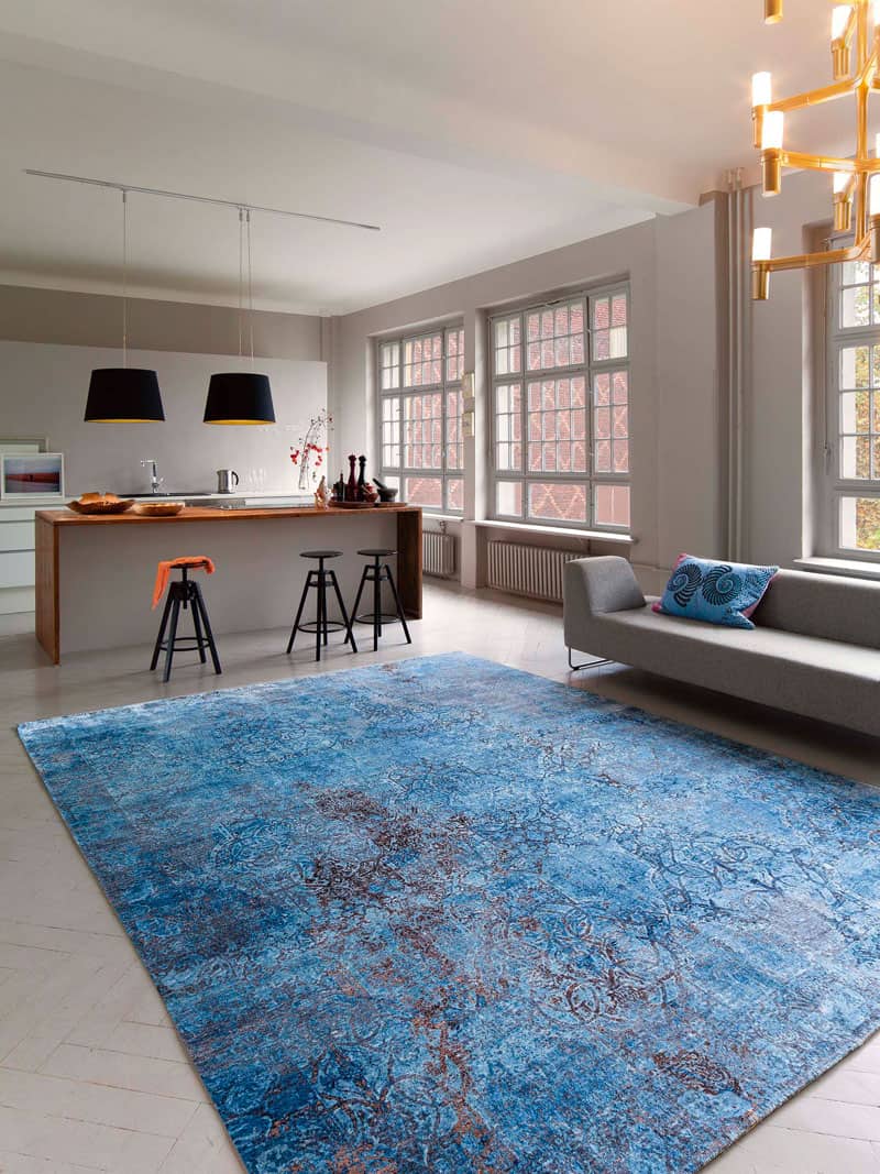 Tapis tissé main Ferahan Éclaboussé