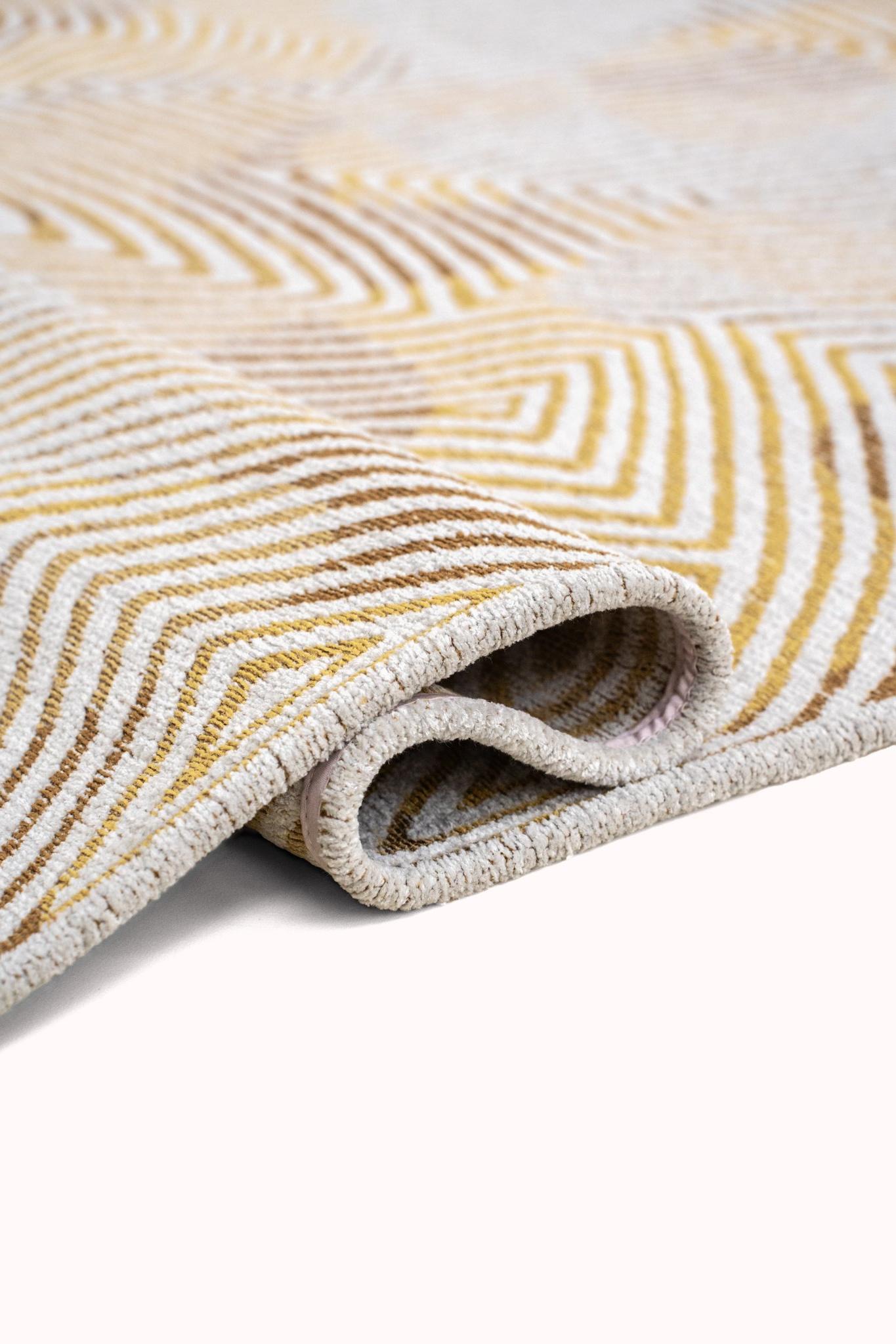 Tapis Yellow Hippy 9799 Round
