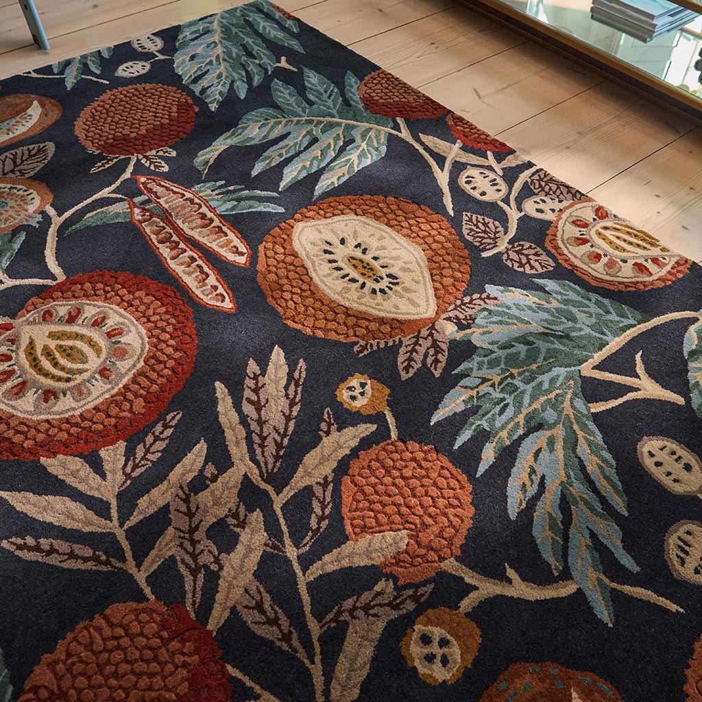 Jackfruit Turmeric / Indigo Tapis